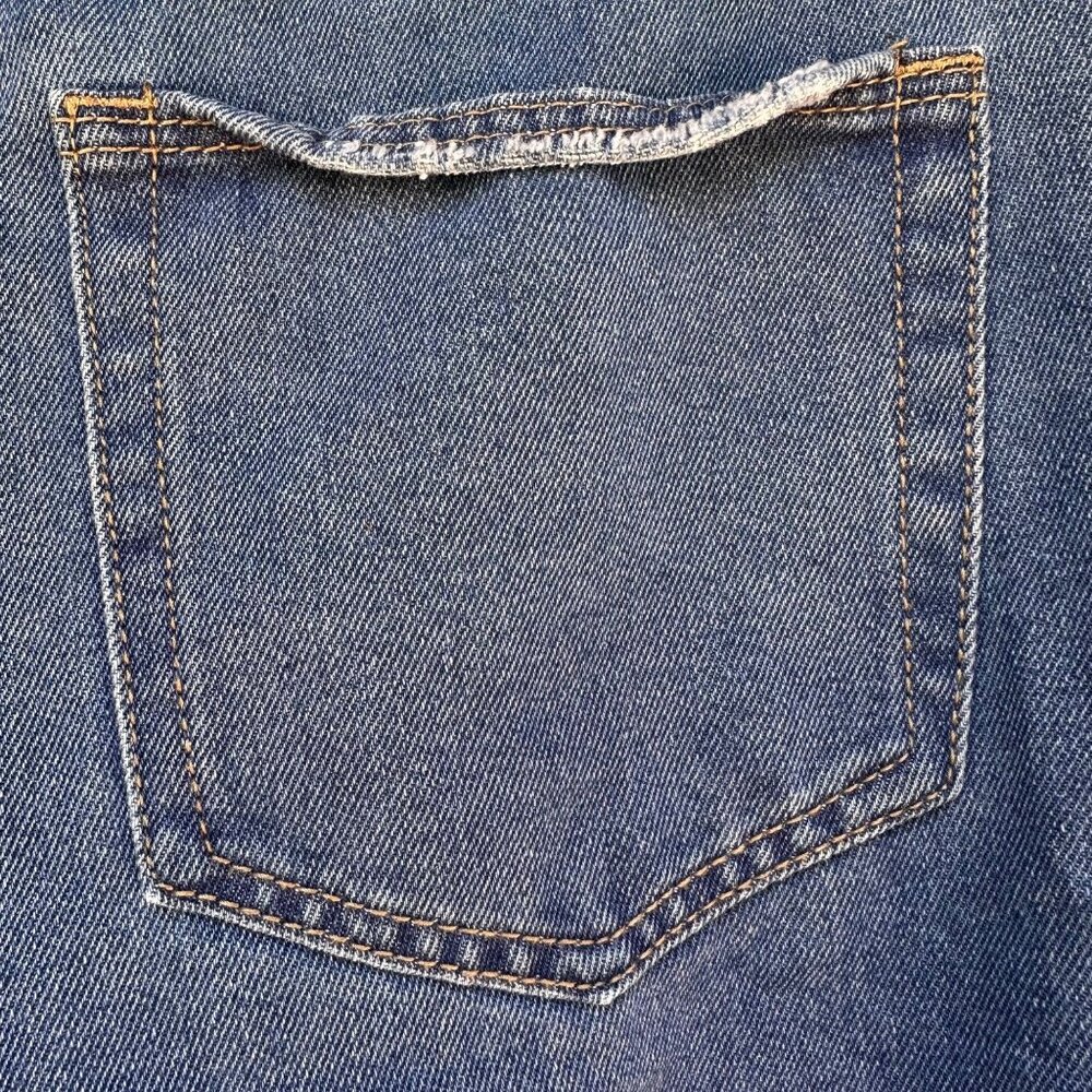 Forever 21 High Rise Ankle Distressed Lose Fit Blue Jeans Size 28 - Picture 13 of 13